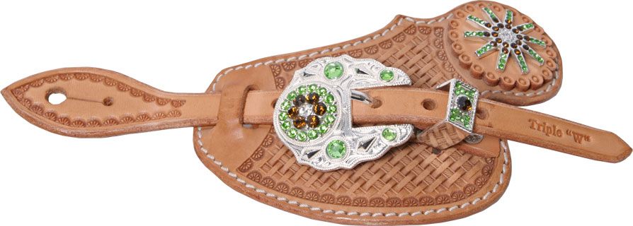 Sporenriemen-Spur-Rowels-Lime-breit-8004-SPL_b_0