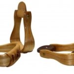 Double_CC_Deluxe_Holzsteigbuegel_-_Lackiert_-_helles_oder_dunkles_Trittleder_-_GESCHWUNGENE_Ausfuehrung