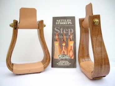 NETTLES_Deluxe_Holzsteigbuegel_-_OAK_-_VARNISHED_LACKIERT